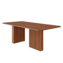 Ver imagem 3 de Mesa de Jantar 6 Lugares 210cm Retangular Ester Marrom/Cinamomo