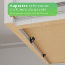 Ver imagem 7 de Guarda-roupa Casal 8 Portas 4 Gavetas com Espelho com Pés Montreal 100% Mdf Montreal
