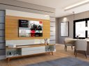 Ver imagem 2 de Rack com Painel Limit 1.8 Off White com Nature - Móveisaqui
