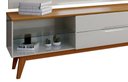 Ver imagem 4 de Rack com Painel Limit 1.8 Off White com Nature - Móveisaqui