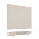 Ver imagem 3 de Rack Ripado com Painel TV até 86 Polegadas Planejado 280x230cm Aruá CabeCasa MadeiraOriginals Off White