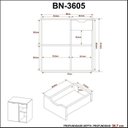 Ver imagem 7 de Conjunto de Banheiro com Gabinete Suspenso 60cm e Espelheira 80cm Branco/Mármore