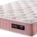 Ver imagem 5 de Conjunto Cama Box Colchão King Size 193x203x67 com Molas Ensacadas Denver Rosa