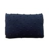 Almofada de Tricô Azul Marinho 35x55cm - 1