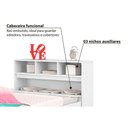Ver imagem 5 de Cama Solteiro Ravena C/ 2 Gavetas Branco - Conquista