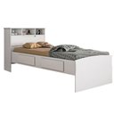 Ver imagem 1 de Cama Solteiro Ravena C/ 2 Gavetas Branco - Conquista
