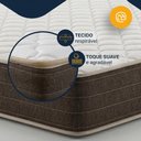 Ver mais imagens de Cama Box Solteiro com Colchão de Espuma D33 Double Comfort + Auxiliar de Espuma Unique 88cm
