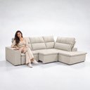 Ver imagem 4 de Sofá de Canto Apolo 2,80m com Chaise Direita Retrátil Reclinável