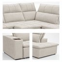 Ver imagem 5 de Sofá de Canto Apolo 2,80m com Chaise Direita Retrátil Reclinável