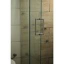 Ver mais imagens de Puxador Box Inox Escovado Alça Quadrada 22x13cm para Porta de Vidro