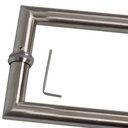 Ver imagem 7 de Puxador Box Inox Escovado Alça Quadrada 22x13cm para Porta de Vidro