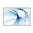 Ver imagem 2 de Quadro Decorativo - Abstrato Azul Abg006 Tela Canvas - 60x40cm