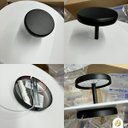 Ver imagem 3 de Plafon Painel Sobrepor Redondo 40cm Slice Led 3000k Preto