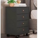 Ver imagem 1 de Mesa de Cabeceira Presence- Grafite