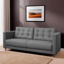Ver imagem 2 de Sofá Living Viena 2 Lugares 140cm para Sala Recepção Consultório Linho - Sofa Store:linho Cinza Clar