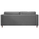Ver mais imagens de Sofá Living Viena 2 Lugares 140cm para Sala Recepção Consultório Linho - Sofa Store:linho Cinza Clar
