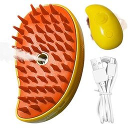 Super Escova Silicone a Vapor 3 em 1 Cães de Gato, Spray Usb - 7