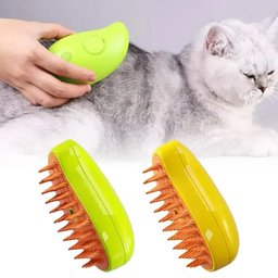 Super Escova Silicone a Vapor 3 em 1 Cães de Gato, Spray Usb - 4