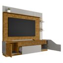 Ver imagem 5 de Rack com Painel para Tv até 75 Polegadas com 2 Portas e 1 Gaveta Multimóveis Cr45276 Naturalle/off