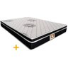 Cama Box Baú Casal Branco + Colchão de Molas 1,38 X 1,88 - 2