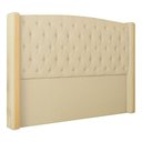 Ver imagem 3 de Cabeceira Estofada Queen 160 Cm Zirconio Linho Creme