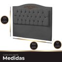 Ver imagem 2 de Cabeceira Casal Queen Size Estofada para Cama Box Maitê Veludo Ateliê do Conforto Cabeceira Casal Qu