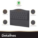 Ver imagem 3 de Cabeceira Casal Queen Size Estofada para Cama Box Maitê Veludo Ateliê do Conforto Cabeceira Casal Qu