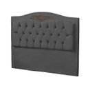 Ver imagem 1 de Cabeceira Casal Queen Size Estofada para Cama Box Maitê Veludo Ateliê do Conforto Cabeceira Casal Qu