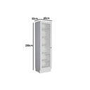 Ver imagem 4 de Cristaleira de Cozinha Évora Ph 3126 C/ 1 Porta C/ Vidro 60cm Branco - Herval