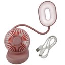Ver imagem 1 de Luminária Ventilador LED Ajustavel 2 em 1 Flexivel Abajur de Mesa Sem Fio Usb Regulavel 3