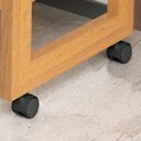 Ver imagem 4 de Carrinho Multiuso Aparador Barzinho Orfeu com Rodizios Pérola Movelove