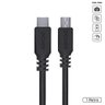 Cabo Usb Tipo C para Mini Usb B 2.0 para Type C Tipo C 1 Met - 1
