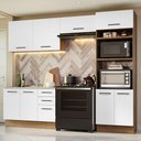 Ver imagem 1 de Armário de  Cozinha Completa 270cm Rustic/Branco Agata Madesa 08