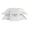 Ver imagem 1 de Jogo de Cama 300 Fios Bambu Kacyumara Capri Branco Casal