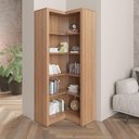 Ver imagem 1 de Armário de Canto para Escritório Me4132 Amêndoa Tecnomobili