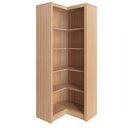 Ver imagem 3 de Armário de Canto para Escritório Me4132 Amêndoa Tecnomobili