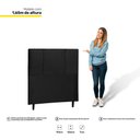 Ver imagem 3 de Cabeceira Cama Box Solteiro Donna 90cm Corano Preto - Desk Design