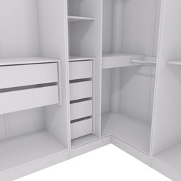 Quarto Modulado Kappesberg Adapt Branco 12 Portas 342cm X 263cm - 9