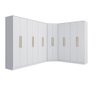 Quarto Modulado Kappesberg Adapt Branco 12 Portas 342cm X 263cm - 4