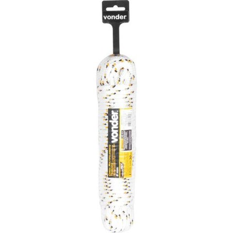 Corda Multifilamento Trançada 8mm X 30 Metros Cartela