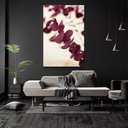 Ver imagem 1 de Quadro Decorativo Tela Vertical Florido sem Moldura e sem Vidro 100X160