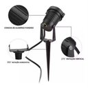 Ver imagem 5 de Kit 10 Luminárias Espeto LED 5W Jardim IP65 Bivolt 3200k 45°