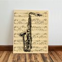 Ver imagem 6 de Kit 3 Quadro Decorativo Musica Clássica Retro Piano Violino 28x20cm