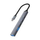 Ver imagem 1 de Adaptador Usb-c para Usb 2.0, 3.0 e Pd100w - Hub 5 Portas - Gigabit - 5 Gbps - Shinka Ads-809