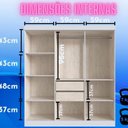 Ver imagem 5 de Guarda-roupa New Xangai 6 Portas 2 Gavetas Internas