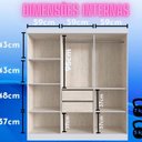 Ver imagem 5 de Guarda-Roupa New Xangai 6 Portas 2 Gavetas Internas Branco