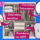 Ver imagem 6 de Guarda-Roupa New Xangai 6 Portas 2 Gavetas Internas Branco