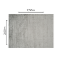 Ver imagem 6 de Tapete Sala Quarto 2,50x2,00m Talia 414 Grey - Coleção Pemogo