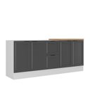 Ver imagem 3 de Cozinha Compacta Modulada 2 Peças 2 Balcões Soho CabeCasa MadeiraOriginals
