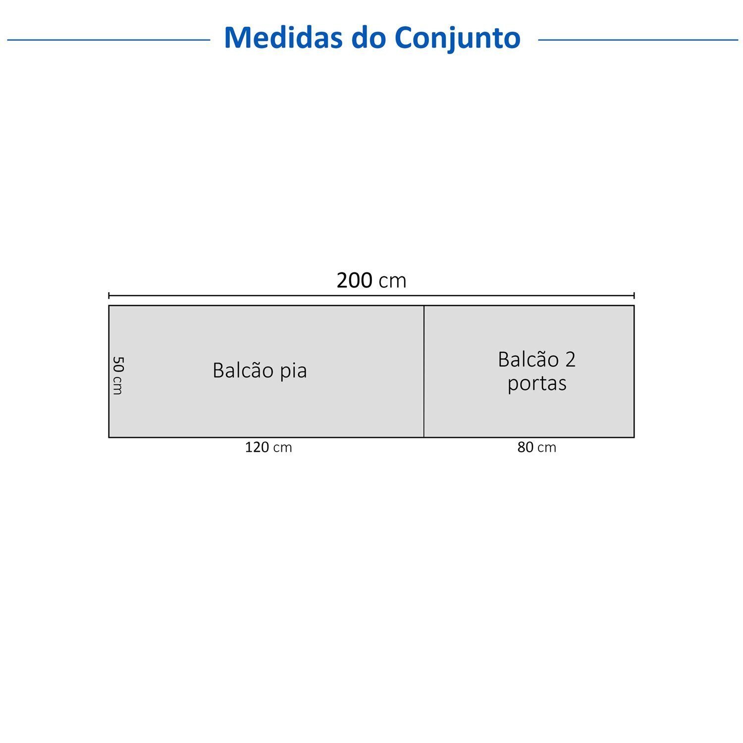 Cozinha Compacta 2 Peças 2 Balcões Soho Cabecasa Madeiramadeira - 4